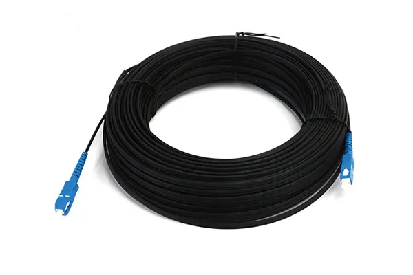 How to connect two pigtails to a double-core leather cable?