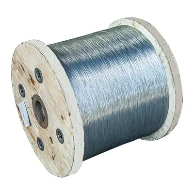 Galvanized steel wire for optical fiber cable